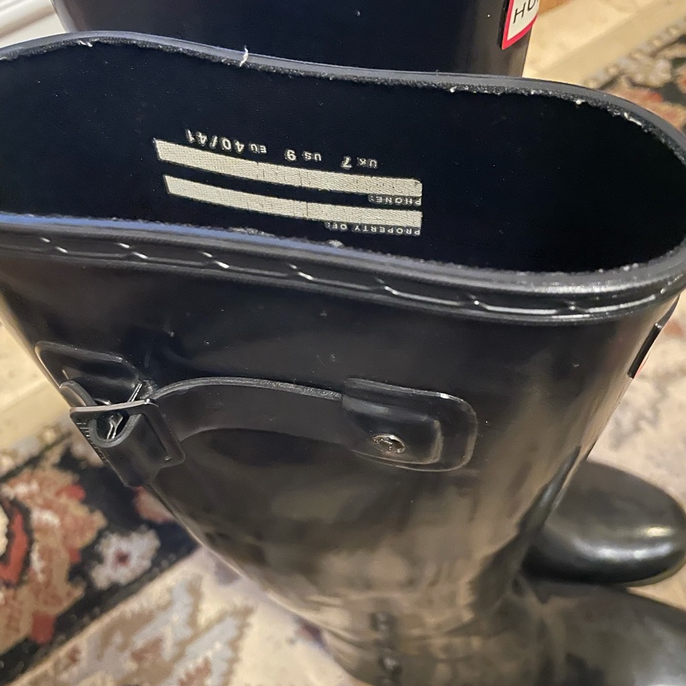 HUNTER Women's Original Refined Gloss Boots - Picture 6 of 10